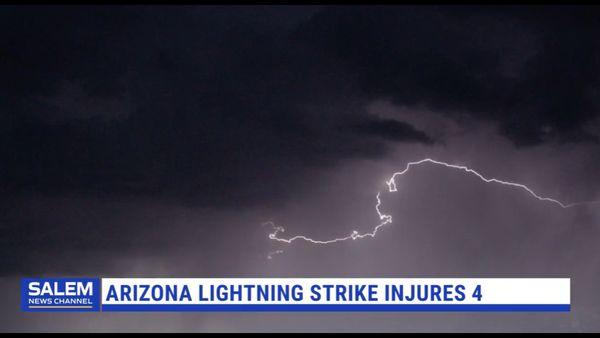 Lightning Strike Injures 4 Adults Outside Arizona Elementary School