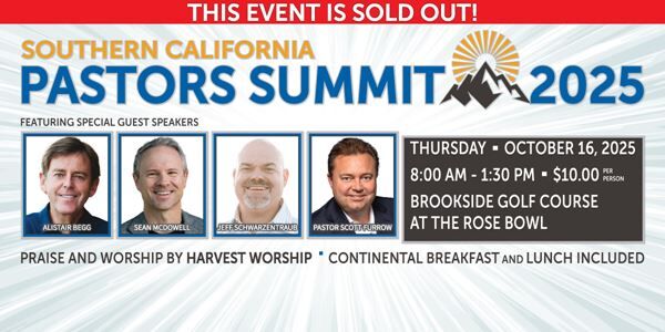 The Pastors Summit is Sold Out!