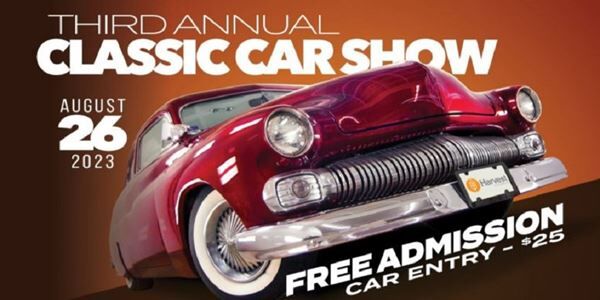 Third Annual Classic Car Show (8/26)