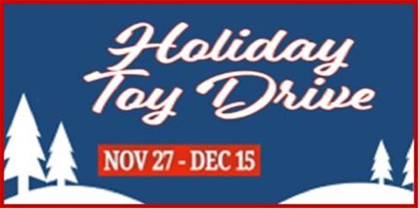 Holiday Toy Drive (11/27-12/15)