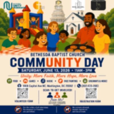 Bethesda Baptist Church CommUNITY DAy