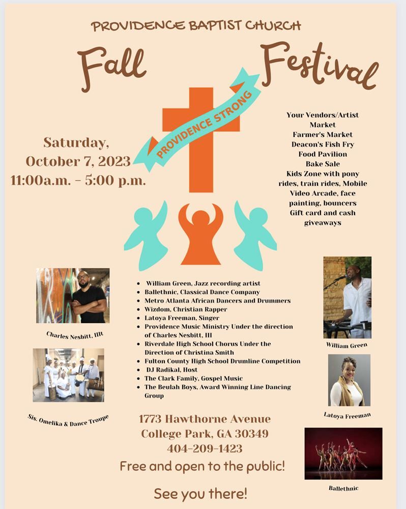 The Providence Baptist Church Community Fall Festival