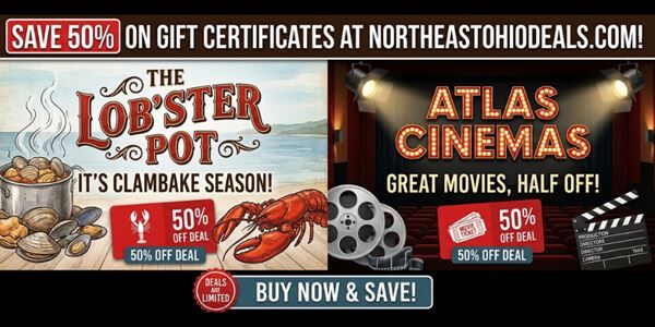 Save 50% on Gift Certificates
