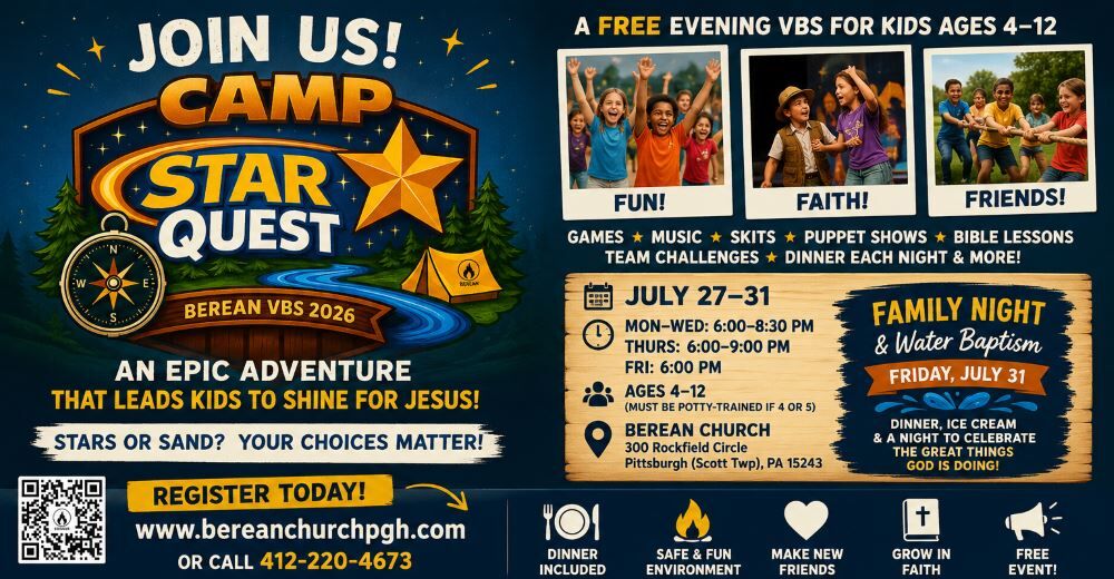 Camp Star Quest – Berean Church VBS