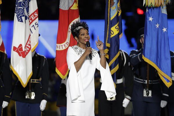 Gladys Knight Shines Singing National Anthem At Super Bowl