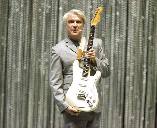 David Byrne Joins Arcade Fire At NYC Show