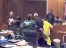 VIRAL VIDEO: Father Attacks Daughters Killer in Court 