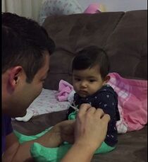 Video: Toddler Screams When Her Dad Tries To Cut Her Fingernails 