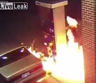  Man Tries to Kill Spider With Cigarette Lighter At A Gas Station