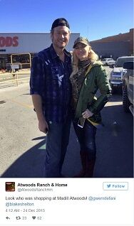 We've got the pictures: Blake Shelton And Gwen Stefani Spend The Holidays Together