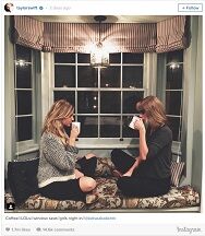 Taylor Swift and Kelsea Ballerini Share a “Girls Night In”