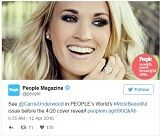 People Magazine Names Carrie Underwood One Of  The ‘World’s Most Beautiful!" 