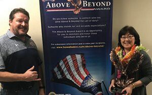 Above & Beyond Recipient Terri Fujii
