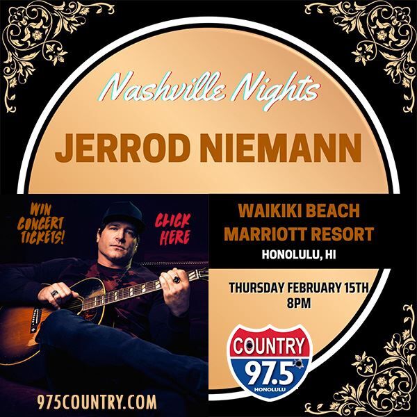 Win Tickets for Nashville Nights Featuring Jerrod Niemann