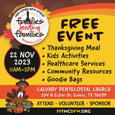 1st Annual 'Families Feeding Families' Thanksgiving Meal Event
