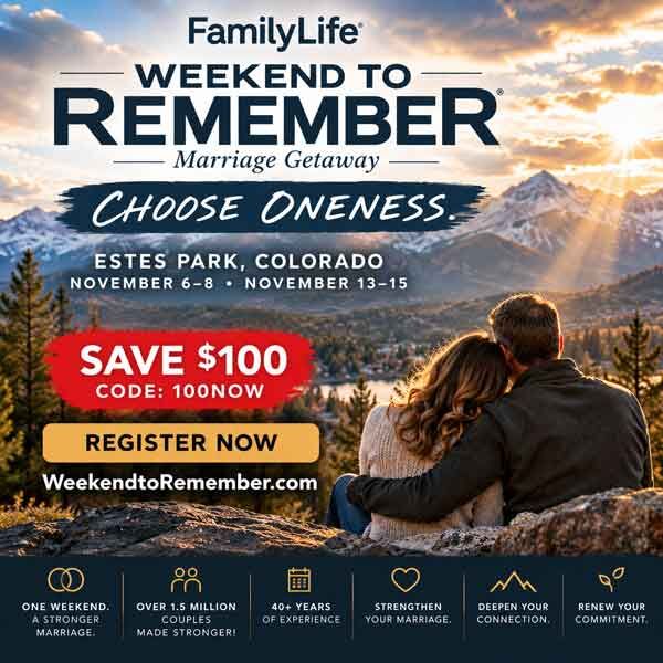 At the intersection of a faith-based marriage getaway and romantic retreat from everyday life, Weekend to Remember helps couples do just that – choose oneness.