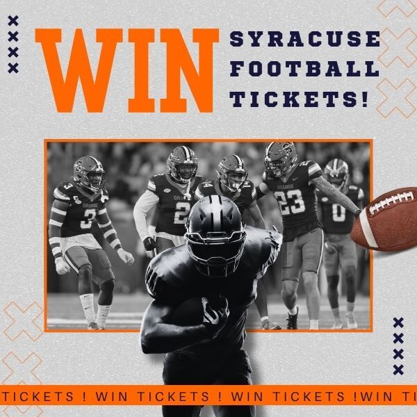 Enter to win 4 tickets to a Syracuse football game!
