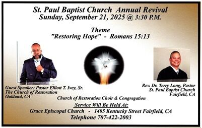 St. Paul Baptist Church Annual Revival