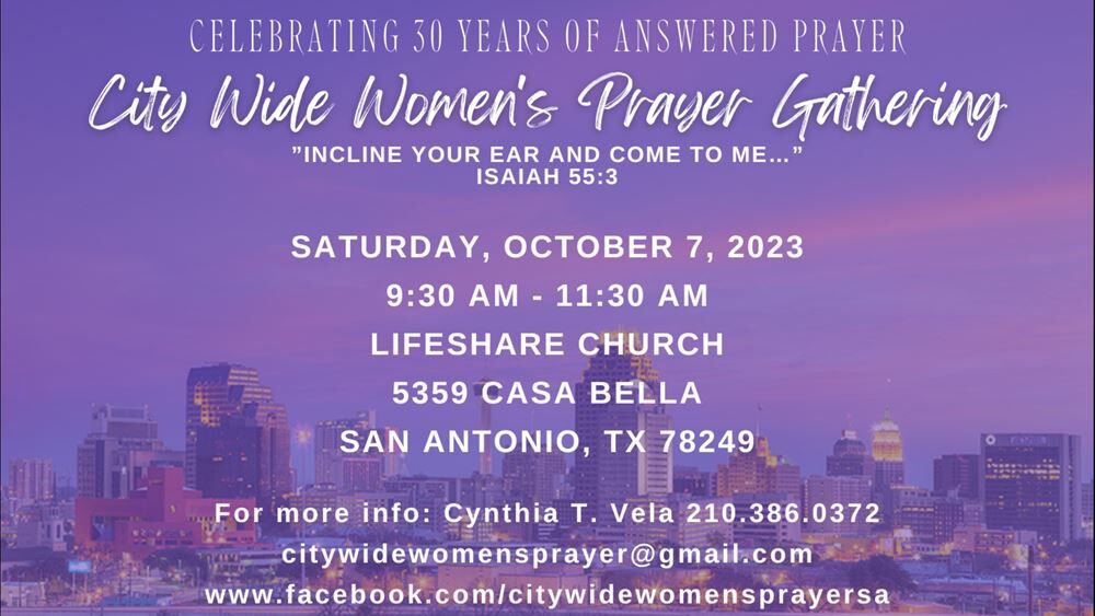 City Wide Women's Prayer - Fall Gathering