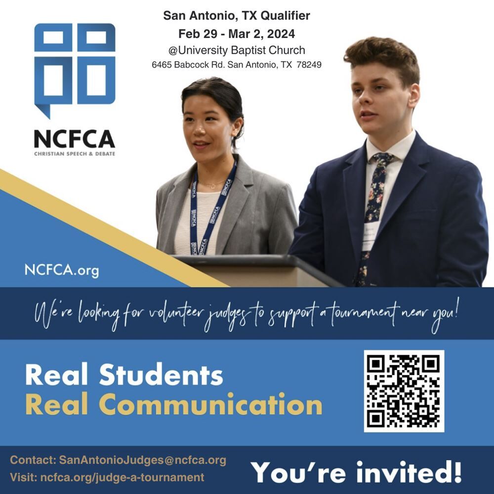 NCFCA Christian Speech and Debate Tournament