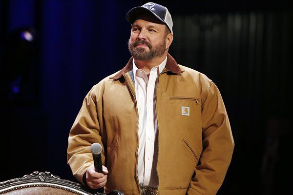 Garth Brooks was pied in the face while wearing a Pirates jersey