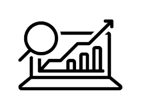 Growth chart icon