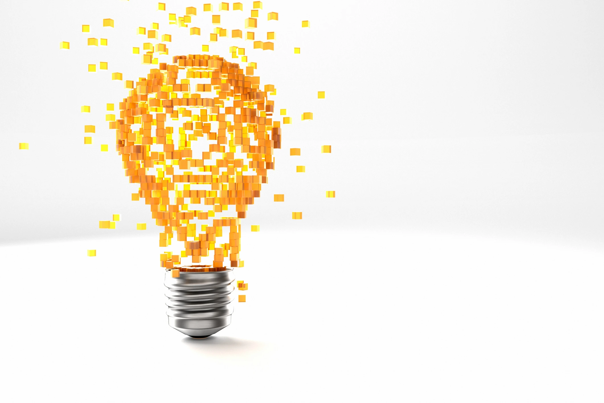 Digital Marketing Strategy Ideas with a digital lightbulb