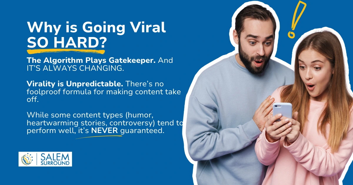 why its hard to go viral on social media salem surround infographic