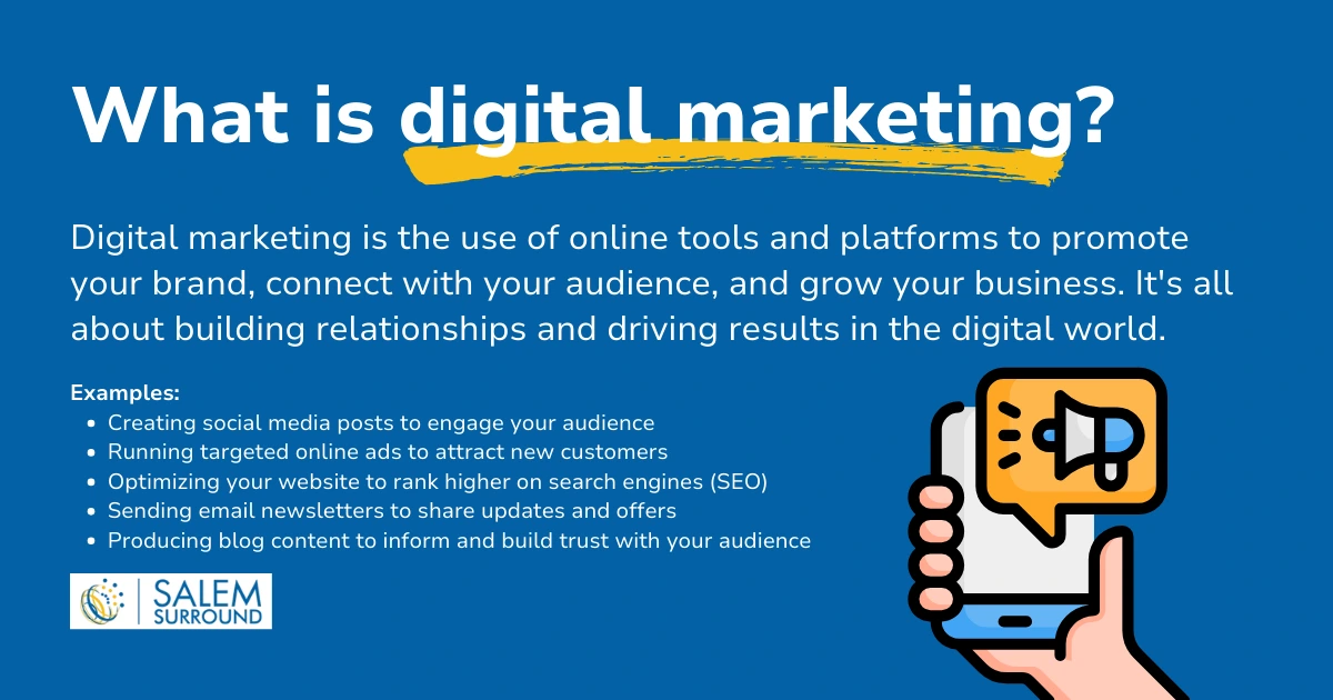 what is digital marketing graphic from salem surround