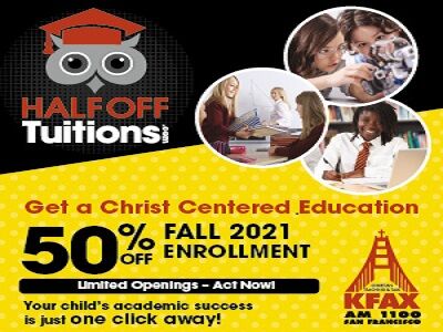 Half Off Tuitions-How to get 50% off a Christ Centered Education