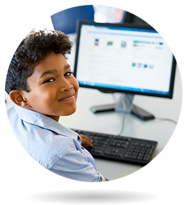 children at computer
