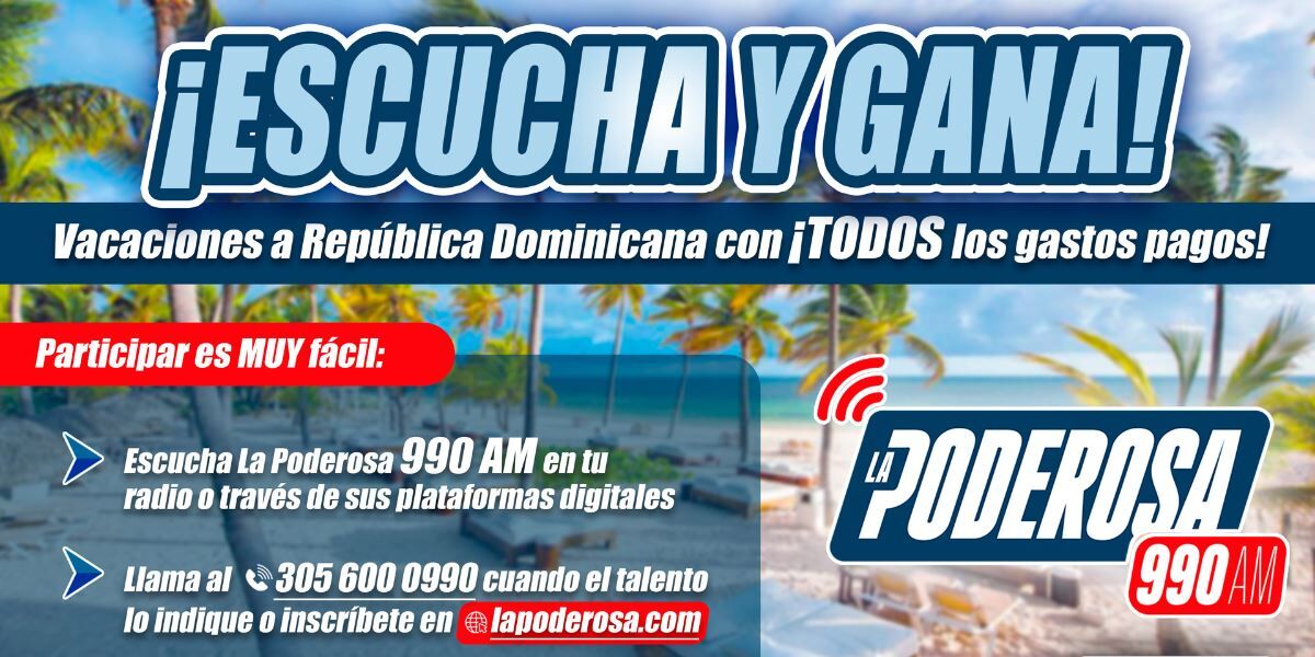 ¡GANA un viaje a PUNTA CANA!