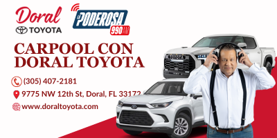 Carpool Poderoso con Doral Toyota | Entrevista explosiva a bordo de autos increíbles por Miami