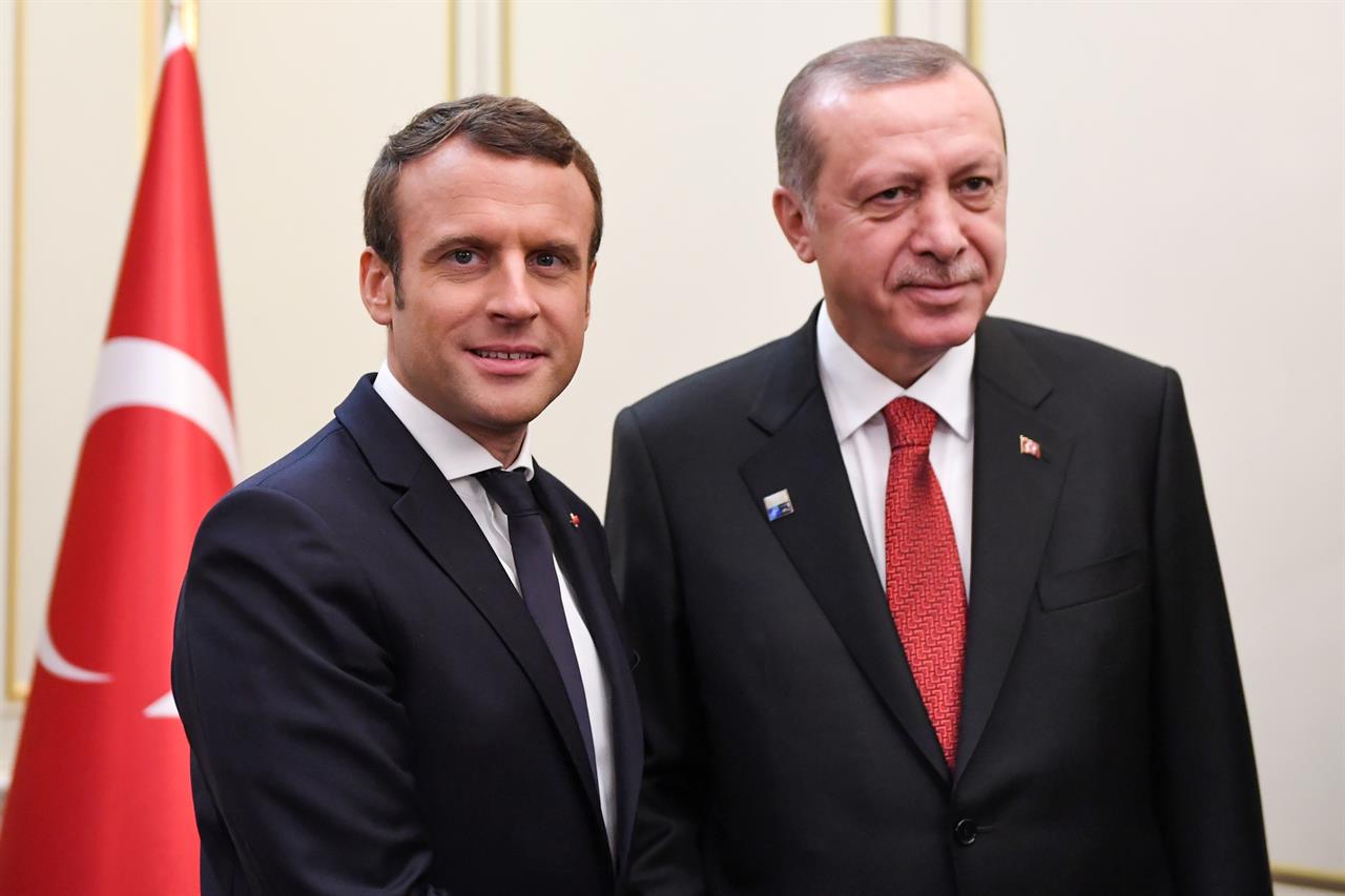 Turkey's leader confronted by France, Germany at NATO ...