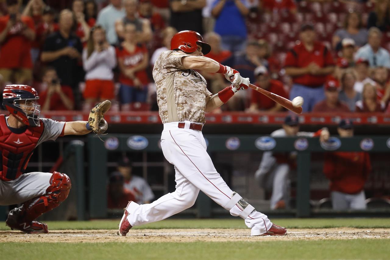 Scooter Gennett hits 4 home runs for Reds to tie MLB record | AM 1590 ...