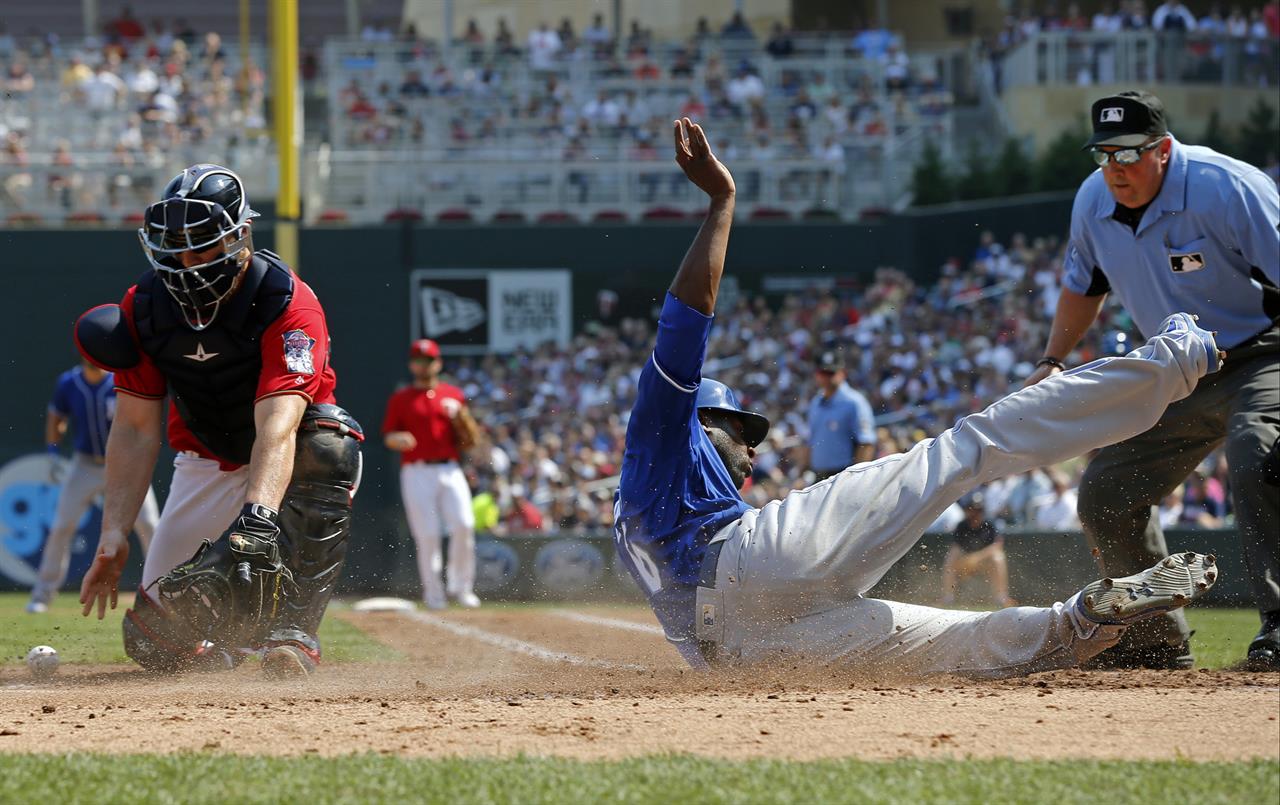 After Getting Call Check Swing Cain Lifts Royals Over Twins