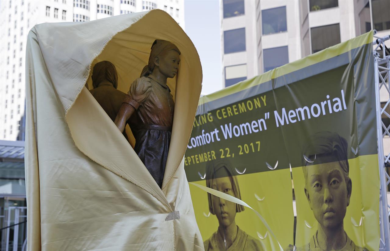 San Francisco Unveils Memorial To Wwii Comfort Women Seattle Wa