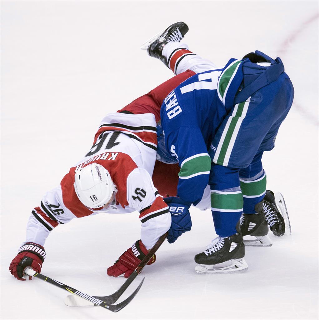 Markstrom Gets 1st NHL Shutout, Canucks Blank Hurricanes 3-0 | AM 1070 ...