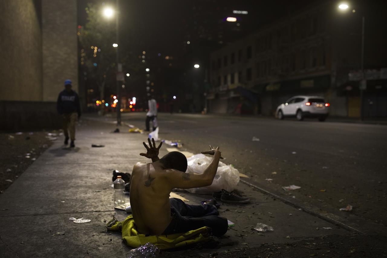 AP PHOTOS: Poverty and addiction grip Los Angeles' Skid Row - Atlanta, GA