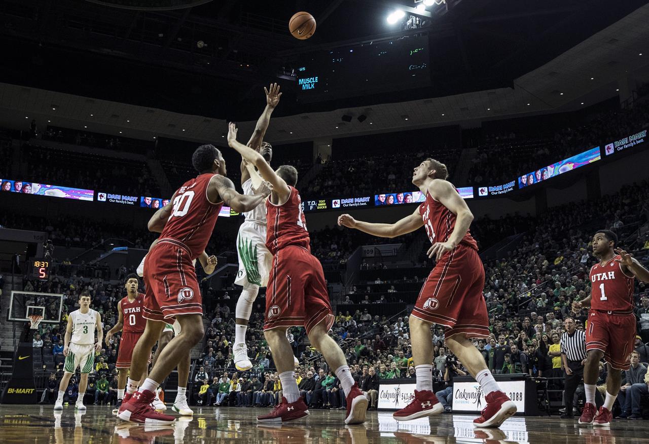 Bibbins Scores 16 Of His 19 In Second Half Utah Tops Oregon Am