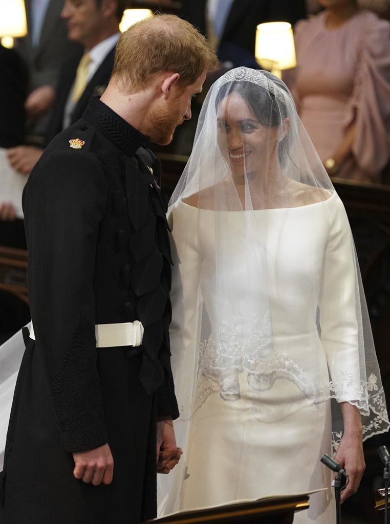 Markle s bridal gown work of Givenchy s Clare Waight