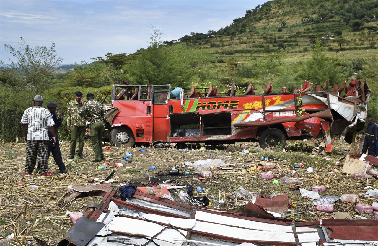 55 people dead in overnight bus crash in western Kenya KDOWAM San