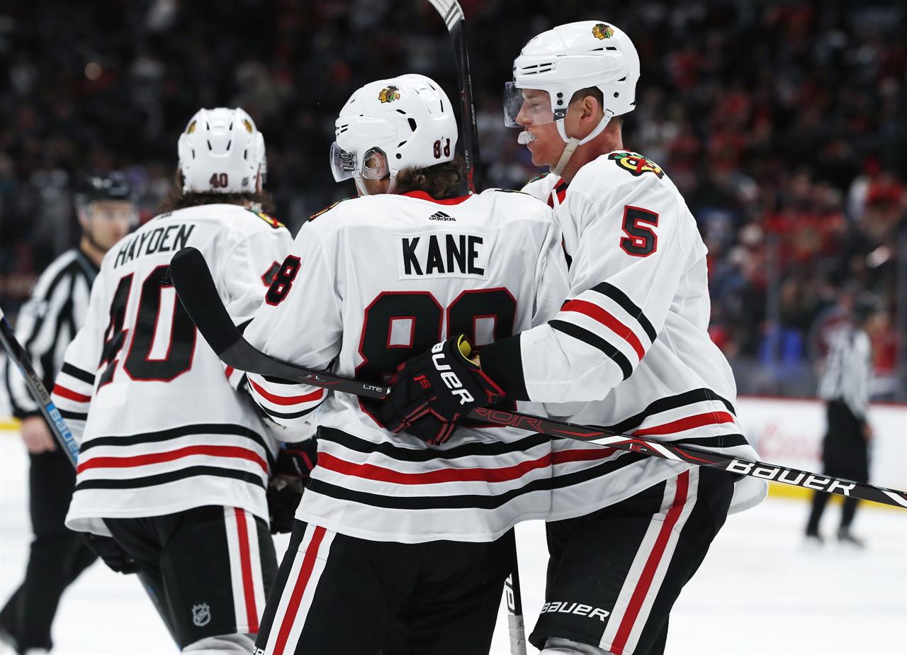 Kane Scores 2nd Of Game In Ot To Lift Blackhawks Over Avs The