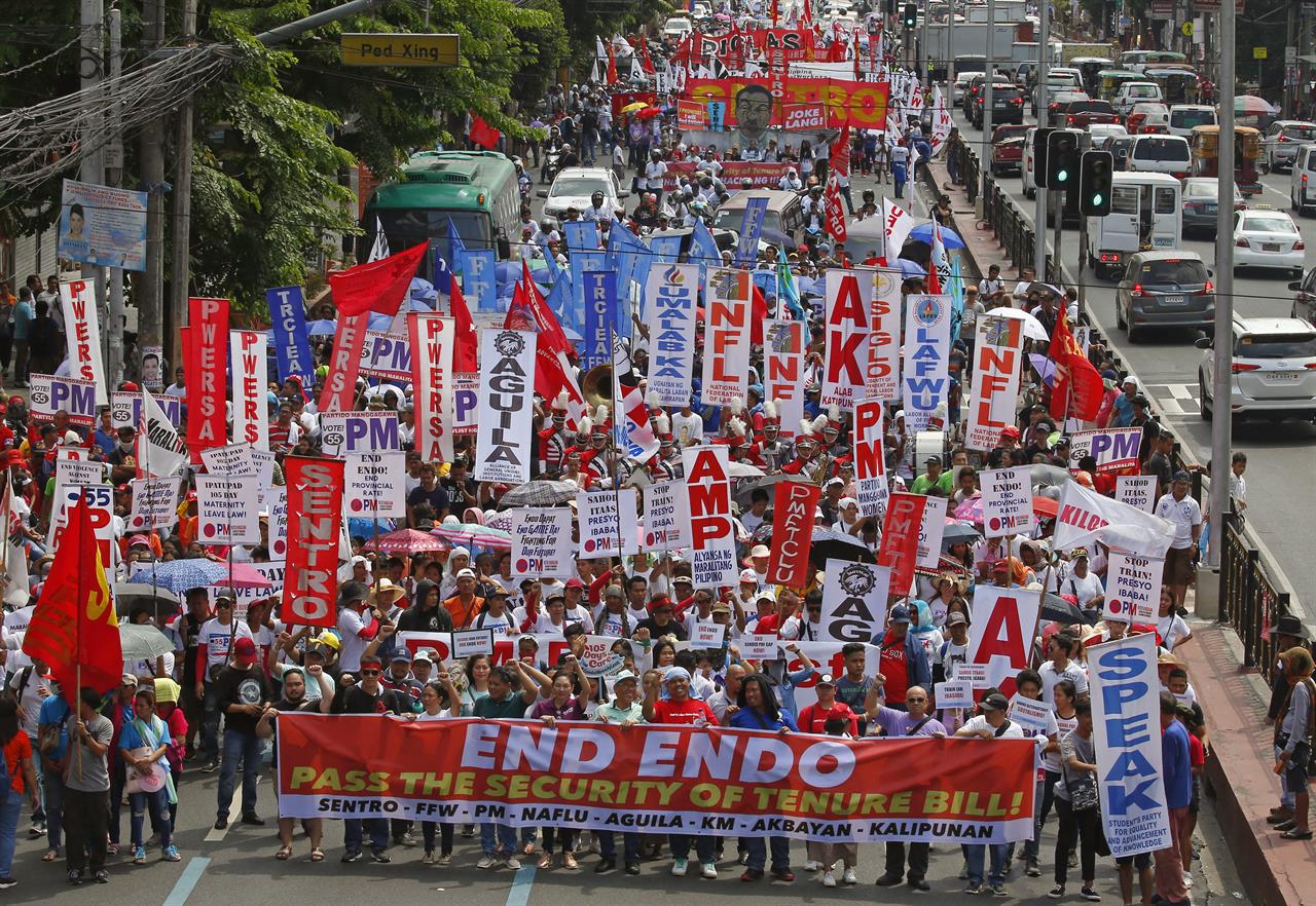 May Day 2019 Workers Demand Higher Wages Rights Respect Am
