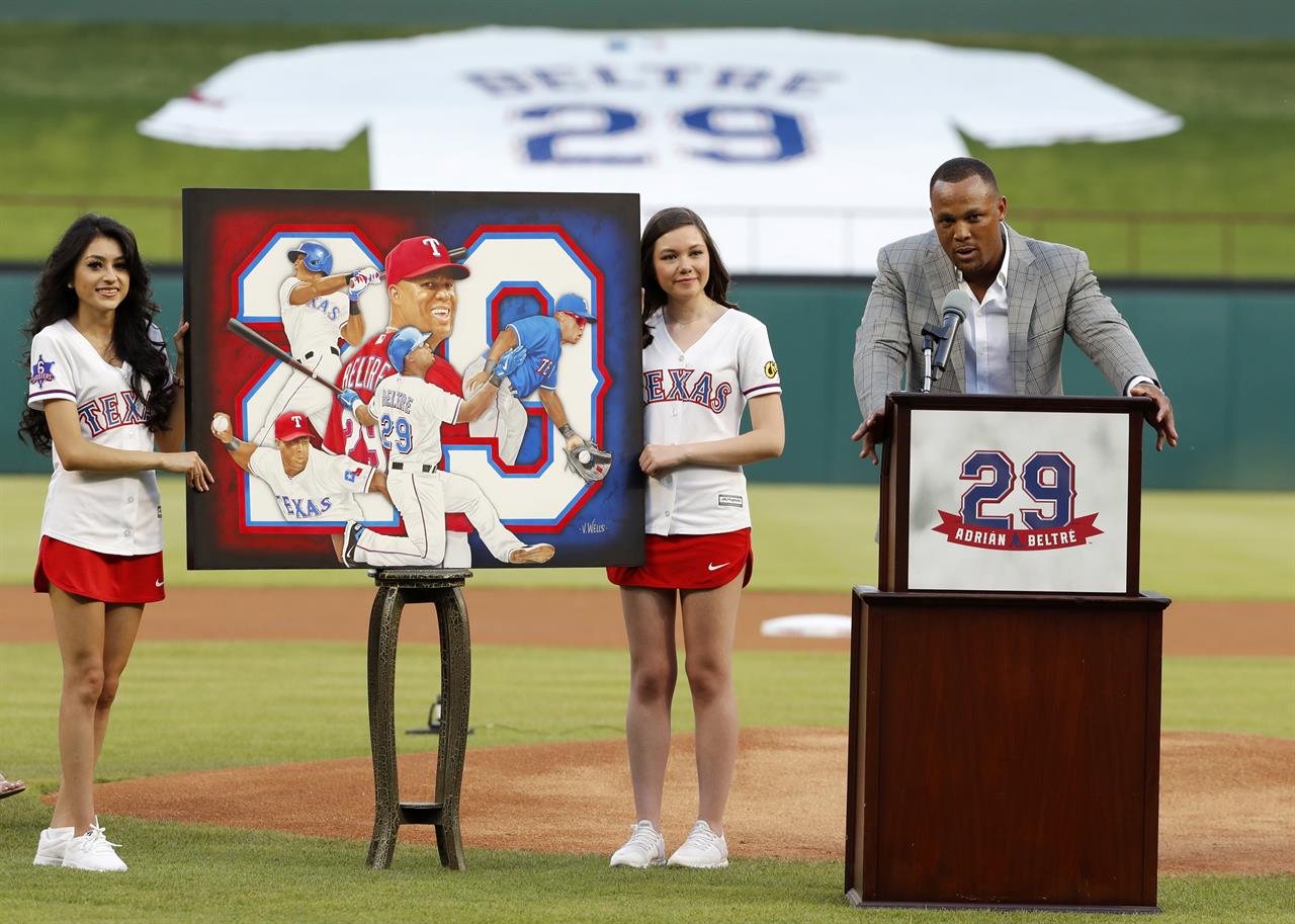 adrian beltre red jersey