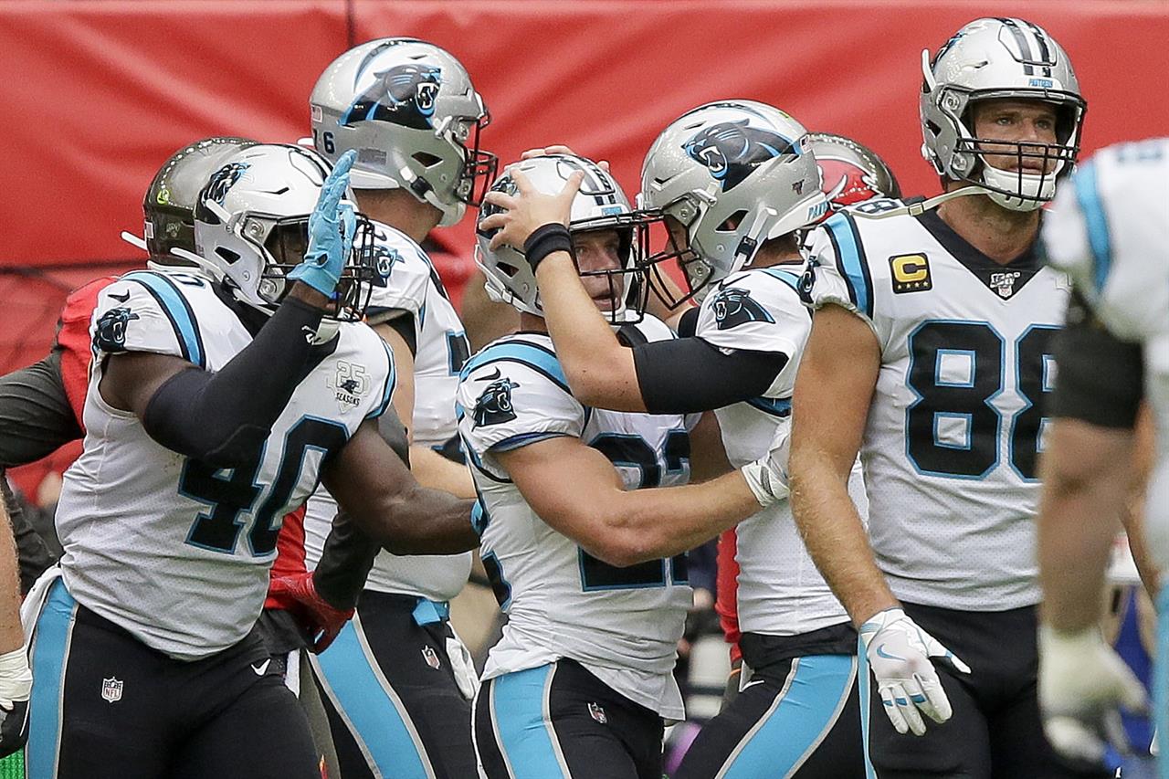 Mccaffrey Scores 2 Tds To Lead Panthers Past Bucs 37 26 Am