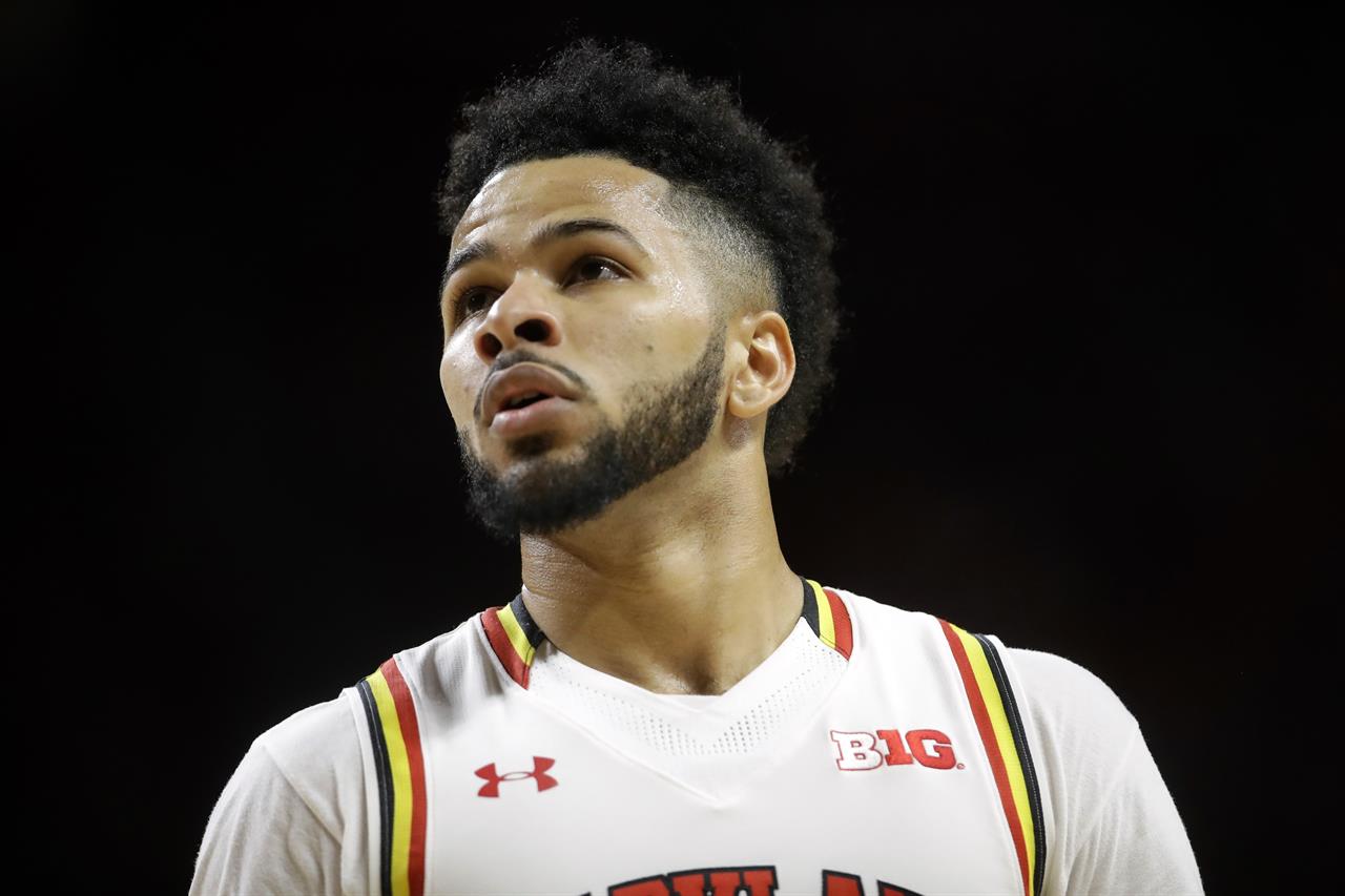 in this wednesday feb 22 2017 photo maryland guard jaylen brantley walks on the court in the second half of an ncaa college basketball game against - karolina et joel fortnite