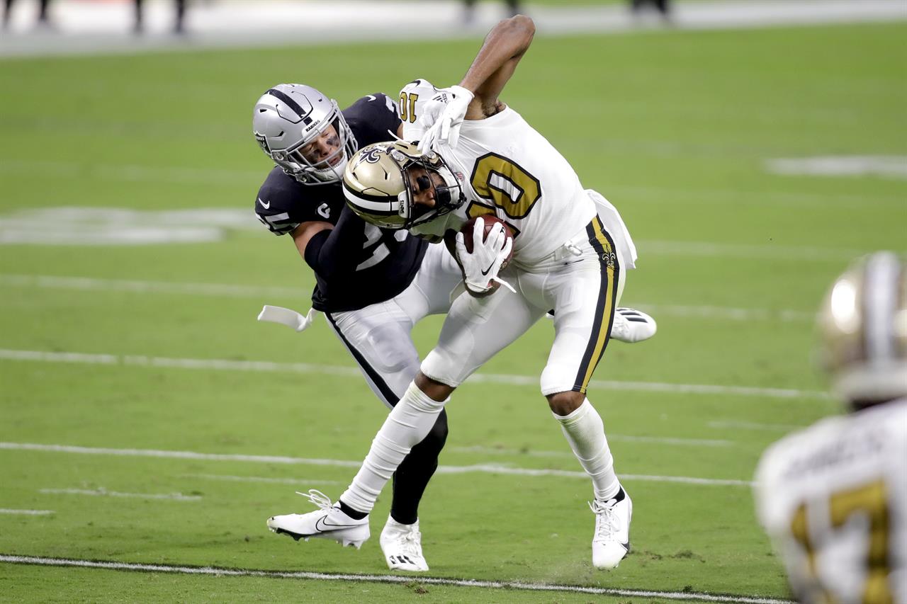 Raiders open Las Vegas stadium with 3424 win vs Saints  AM 970 The