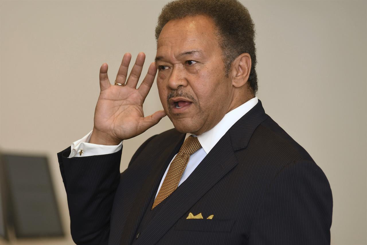 FILE - Robert Franklin, shown here in a Wednesday, Nov. 9. 2016 photo, is among seven candidates running Tuesday in a special election to fill the Atlanta-based congressional seat that was vacated in July by the death of civil rights leader John Lewis. Franklin, a Democrat and former president of Morehouse College, is the leading fundraiser in the race for what might only be weeks in Congress, and promises moral leadership. (AP Photo/Rebecca Breyer)