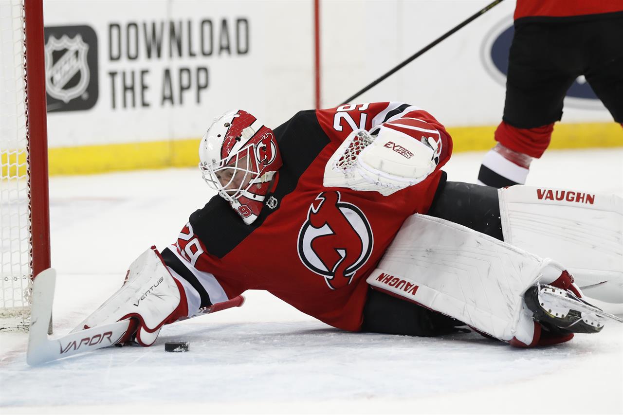 Blackwood makes 52 saves, Devils beat Blue Jackets 4-3 in ...